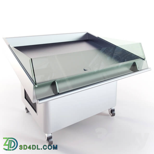 Shop - Cooling table for the sale of fish