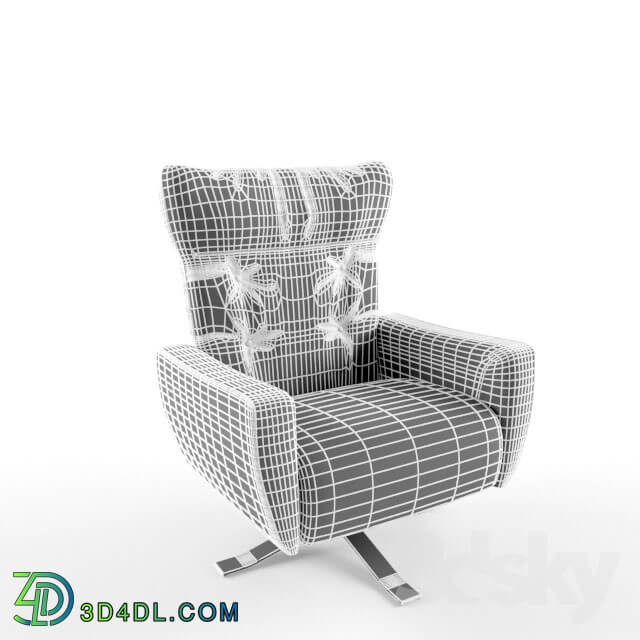 Arm chair - Krehl Natuzzi Edition B944