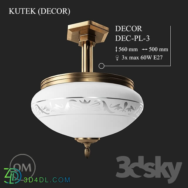 Ceiling light - KUTEK _DECOR_ DEC-PL-3