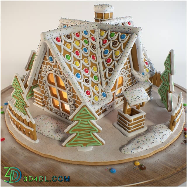 Food and drinks - Gingerbread house