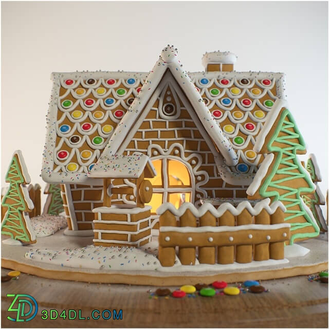 Food and drinks - Gingerbread house