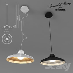 Ceiling light - Saccesfull living Diesel with Foscani Mysterio 