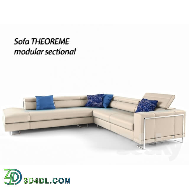 Sofa - THEOREME  modular sectional SOFA