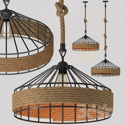Ceiling light - hanging lamp loft Country 