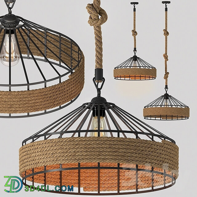 Ceiling light - hanging lamp loft Country