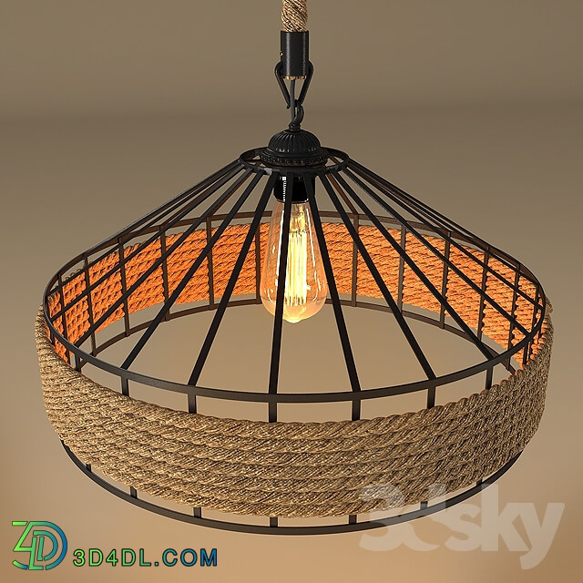 Ceiling light - hanging lamp loft Country