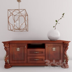 Sideboard _ Chest of drawer - Chest and chandelier 