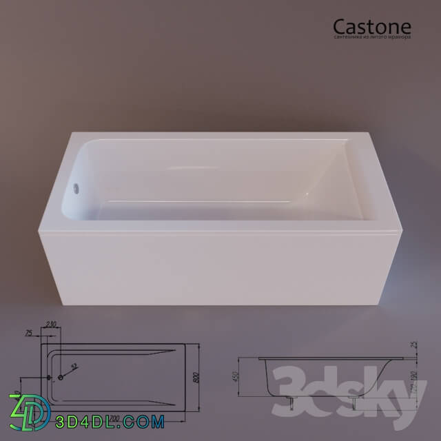 Bathtub - Bath Castone Hope