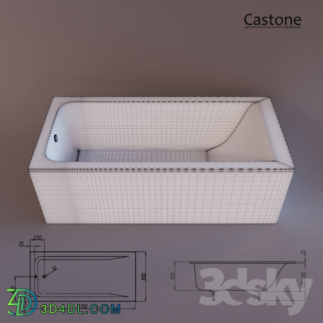 Bathtub - Bath Castone Hope