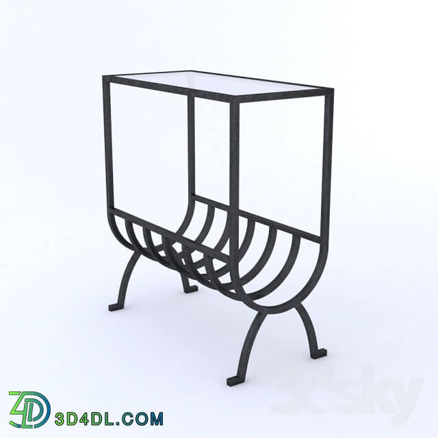 Table - Newspaper rack _ Coffee table