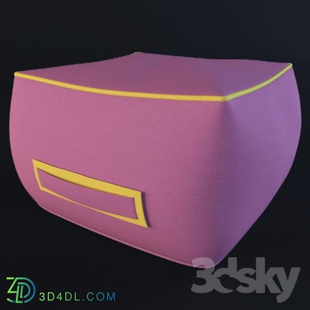 Other soft seating - ATMOSPHERA Soft _ Pouf da giardino quadrato