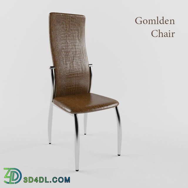 Chair - Leather chair Gomlden