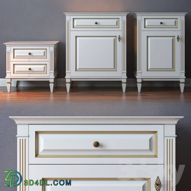 Sideboard _ Chest of drawer - Cara Hardwood Bed Tables