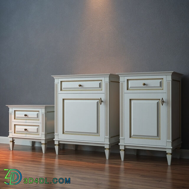 Sideboard _ Chest of drawer - Cara Hardwood Bed Tables