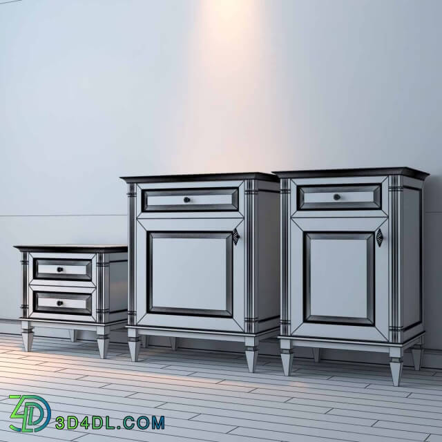 Sideboard _ Chest of drawer - Cara Hardwood Bed Tables