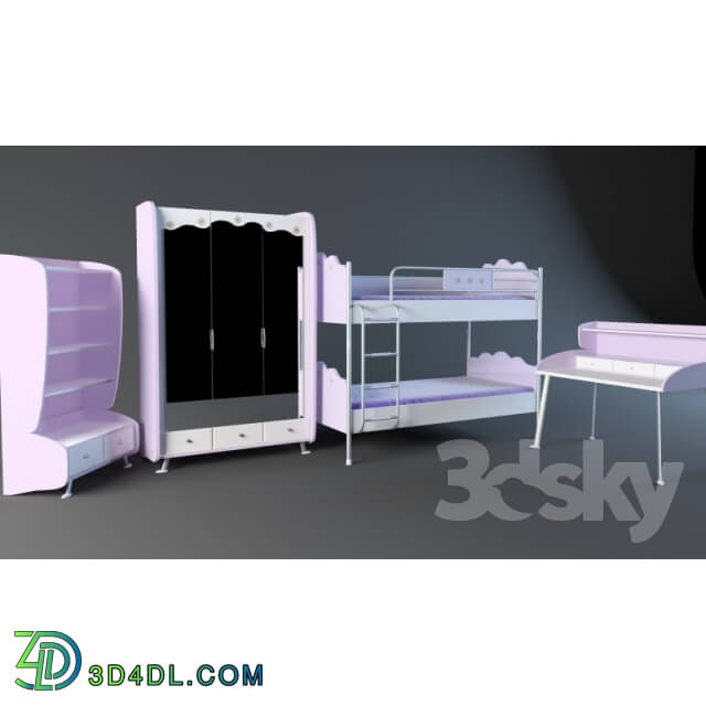 Bed - Cilek furniture set _Turkey_