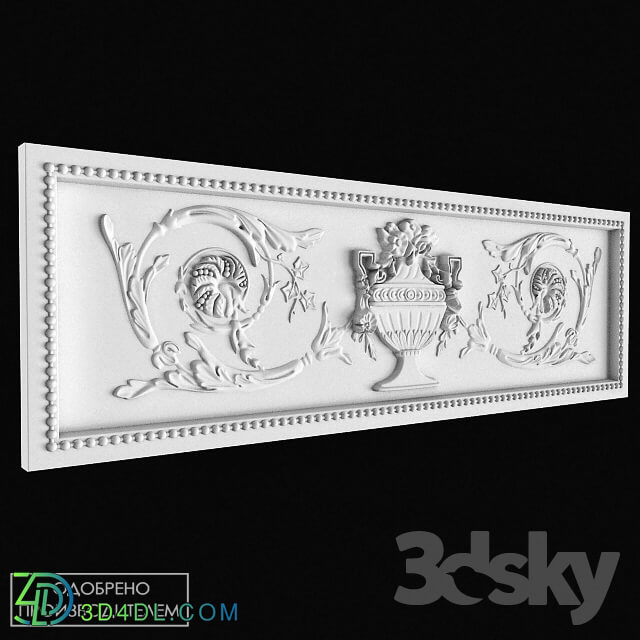 Decorative plaster - panels