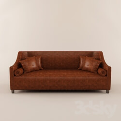 Sofa - leather sofa 