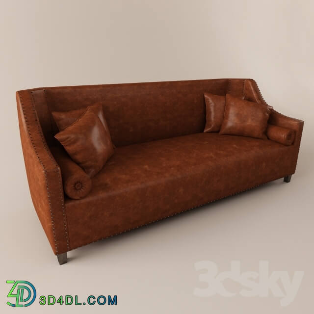 Sofa - leather sofa