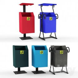 Other architectural elements - bins for streets 