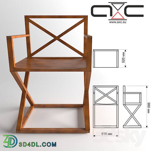 Chair - Chair with armrests AS-21