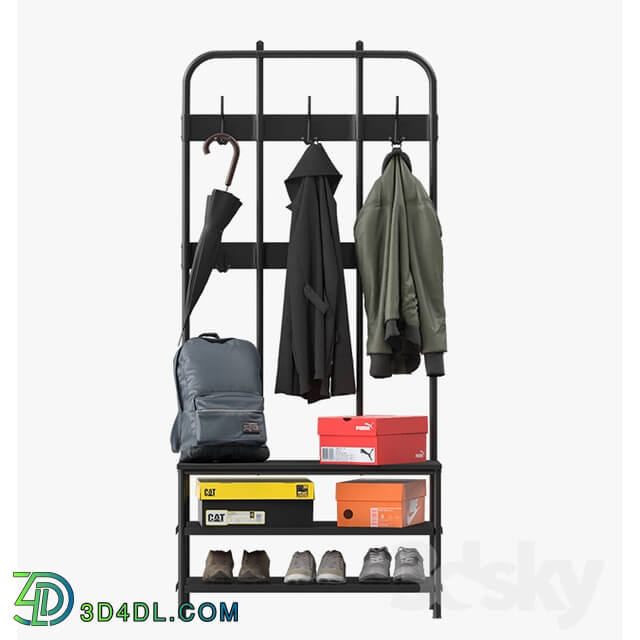 Clothes and shoes - ikea pinnig coat rack