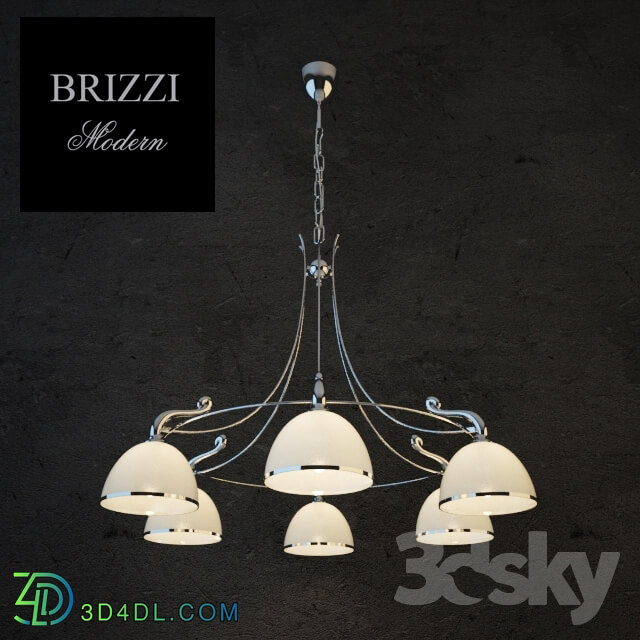 Ceiling light - Chandelier Brizzi modern MA02401CA _ 006 Chrome