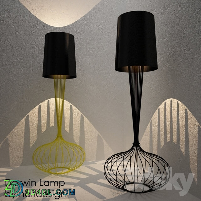 Floor lamp - Darwin Lamp by naifdesign