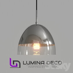 Ceiling light - _OM_ Pendant lamp Lumina Deco Arteni chrome 