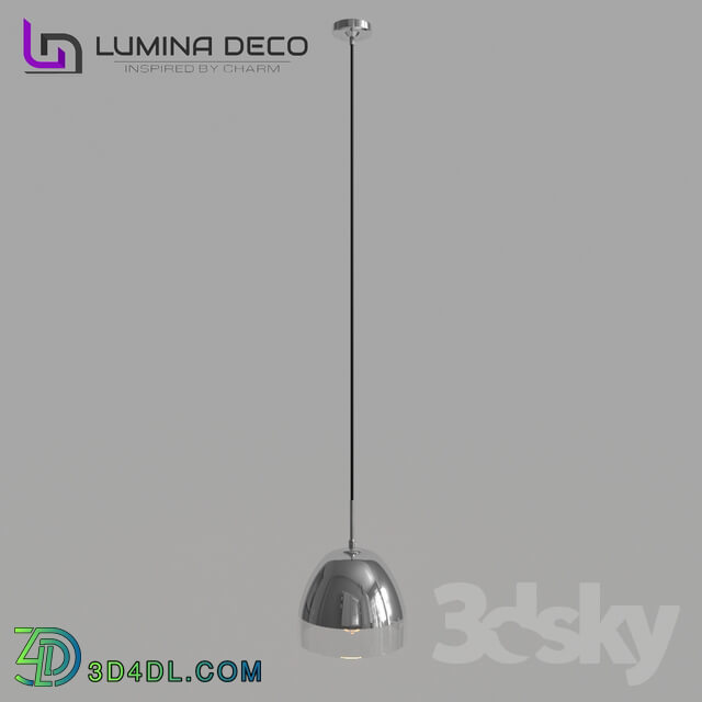 Ceiling light - _OM_ Pendant lamp Lumina Deco Arteni chrome