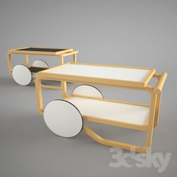 Table - Alvar Aalto Tea trolley 