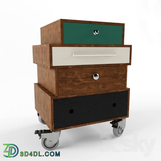 Sideboard _ Chest of drawer - wooden side table by House Doctor DK