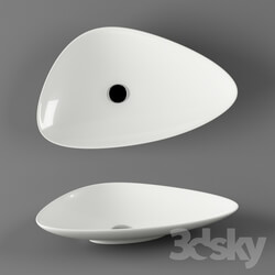 Wash basin - Sink Vitra Piu Due Triangle 