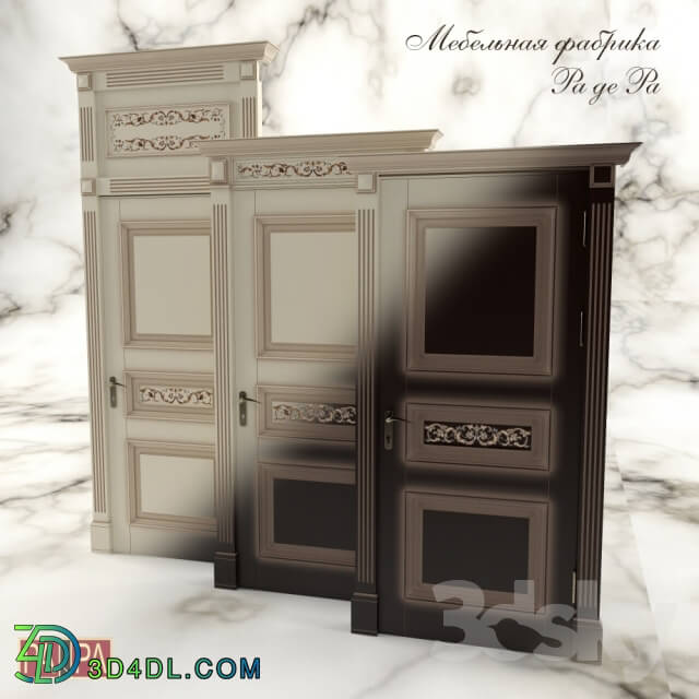 Doors - Doors with marquetry