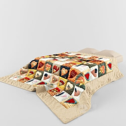 Bed - Patchwork quilt 