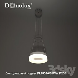 Ceiling light - LED suspension DL18546 _ 01WW D200 