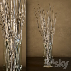 Vase - Vase with twigs 