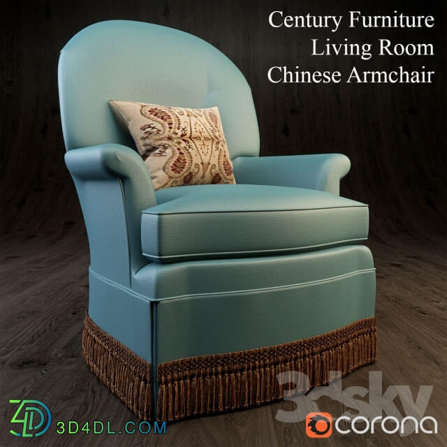 Arm chair - Century Furniture Living Room Chinese Armchair