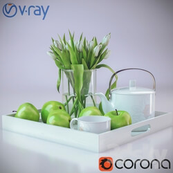 Other decorative objects - Tulips Composition _Corona _ Vray_ 