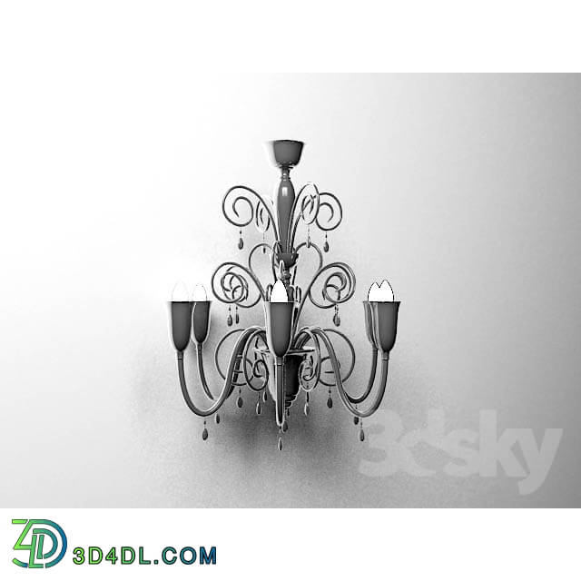 Ceiling light - Chandelier glass