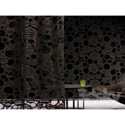 Wall covering - texture wallpaper and curtains elities 