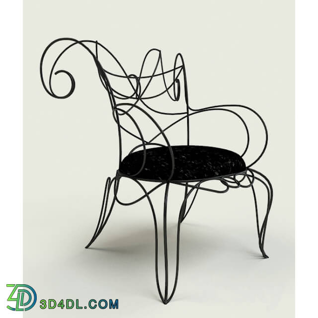 Arm chair - Forged seat