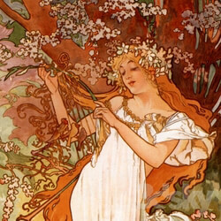 Miscellaneous - paintings by Alphonse Mucha 