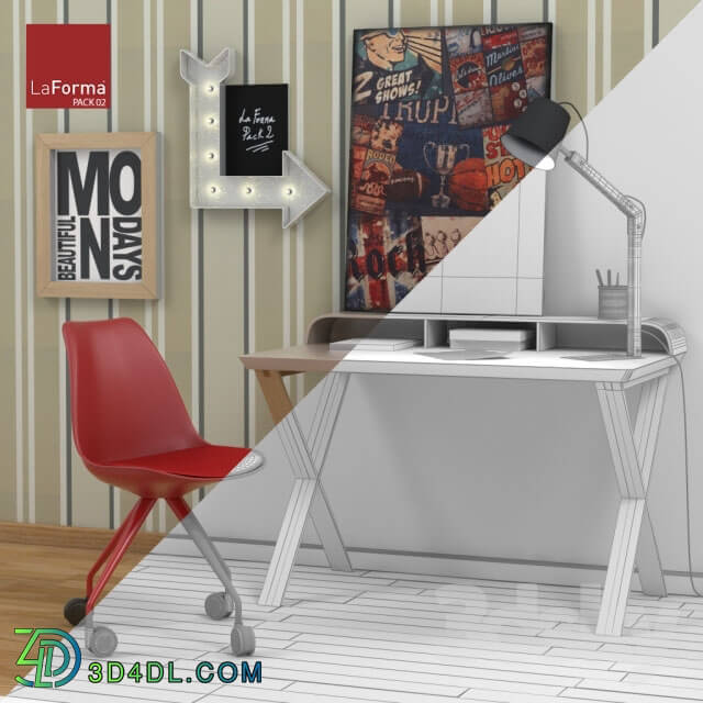 Office furniture - LaForma Pack02
