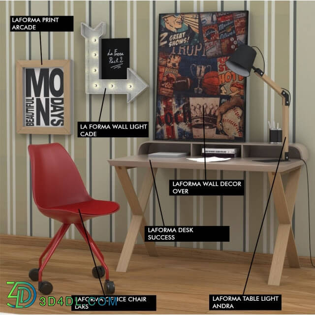 Office furniture - LaForma Pack02