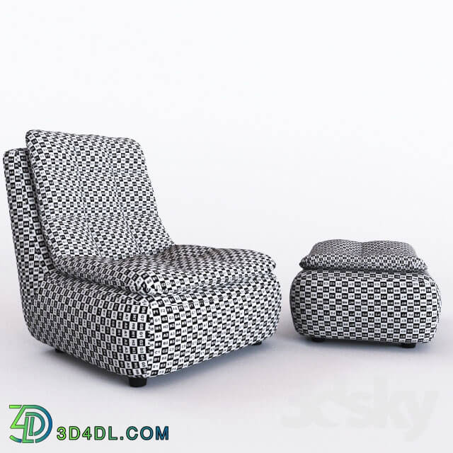 Arm chair - ATLAS City armchair and pouf