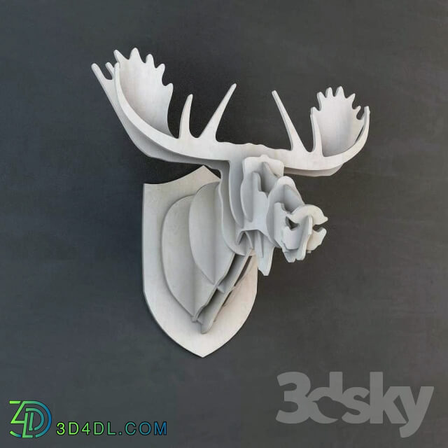 Other decorative objects - Moose head