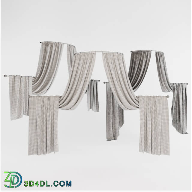 Curtain - Half round curtains 01