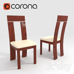 Chair - chair DARK WALNUT 