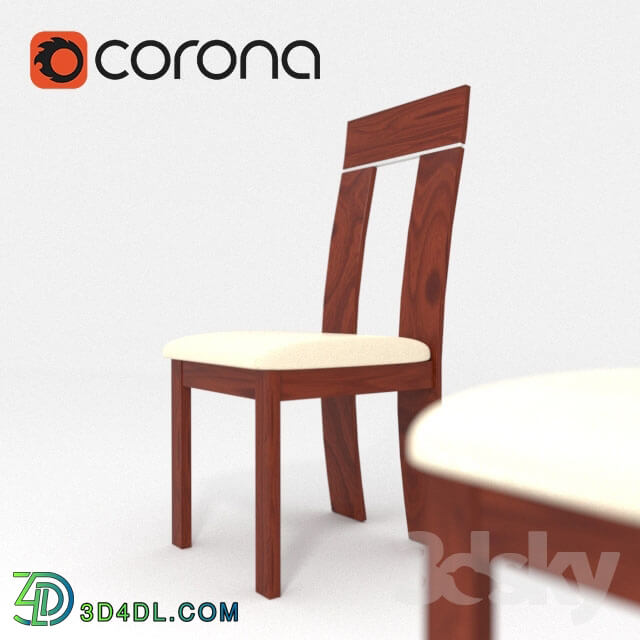 Chair - chair DARK WALNUT